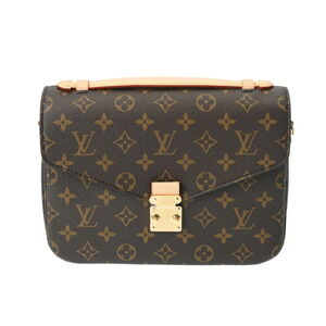 Louis Vuitton Monogram Metis Handbag Brown Canvas